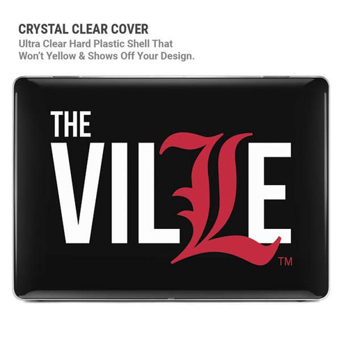 University of Louisville Black Background MacBook Pro 14in (2021-24) Case plus Skin